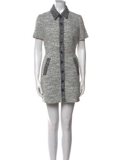 Claudie Pierlot Tweed Pattern Mini Dress