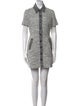 Claudie Pierlot Tweed Pattern Mini Dress