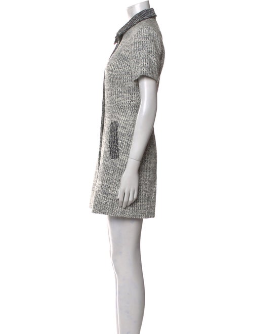 Claudie Pierlot Tweed Pattern Mini Dress