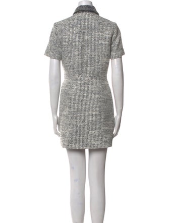 Claudie Pierlot Tweed Pattern Mini Dress