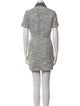 Claudie Pierlot Tweed Pattern Mini Dress