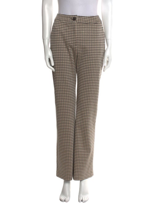 Claudie Pierlot Houndstooth Print Wide Leg Pants
