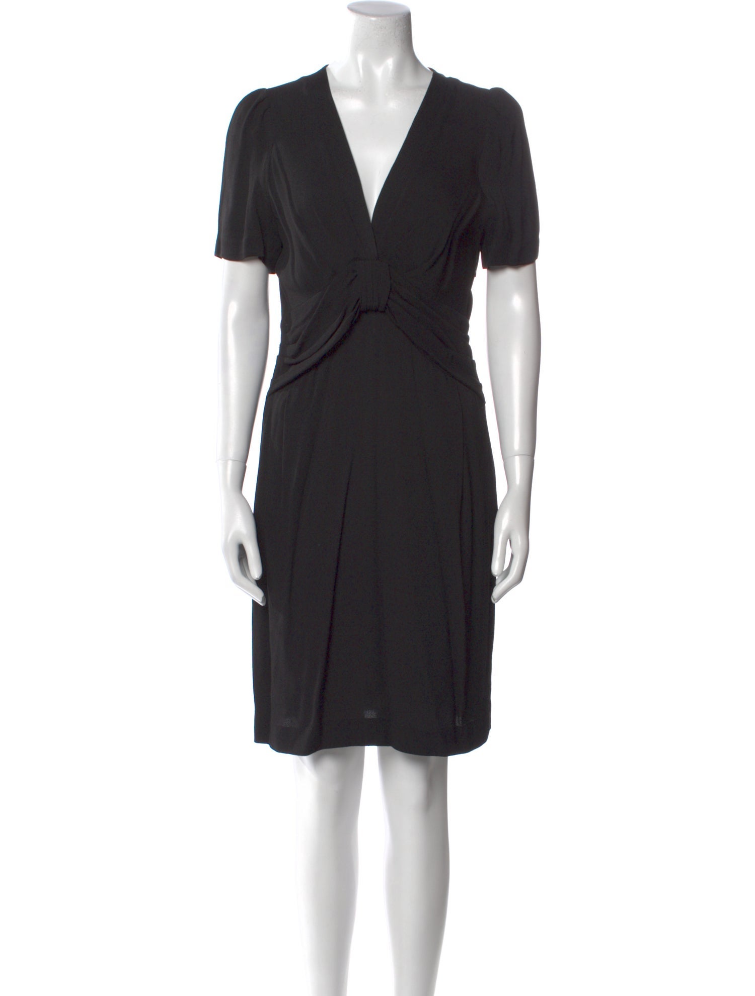 Claudie Pierlot V-Neck Knee-Length Dress