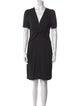 Claudie Pierlot V-Neck Knee-Length Dress