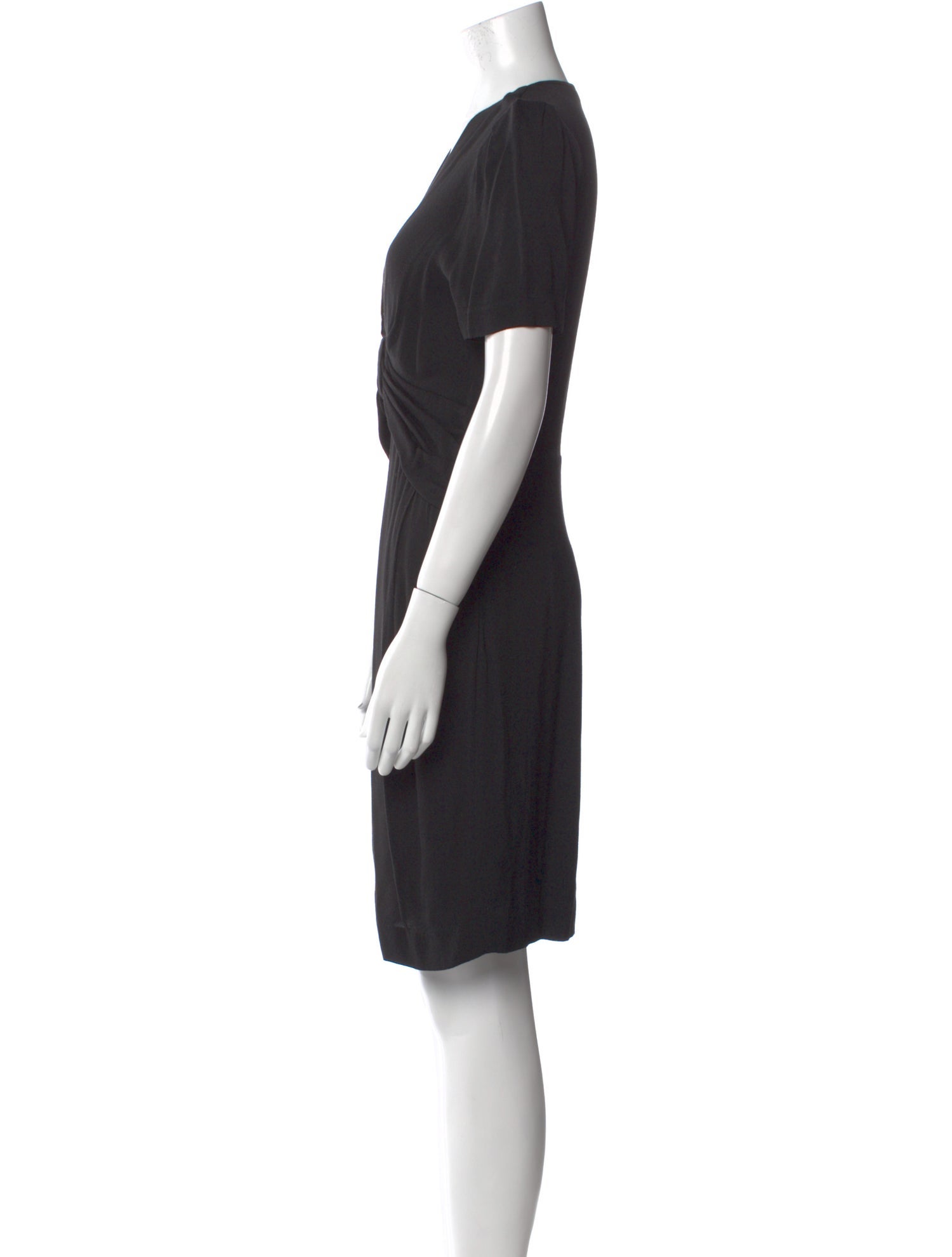 Claudie Pierlot V-Neck Knee-Length Dress
