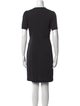 Claudie Pierlot V-Neck Knee-Length Dress