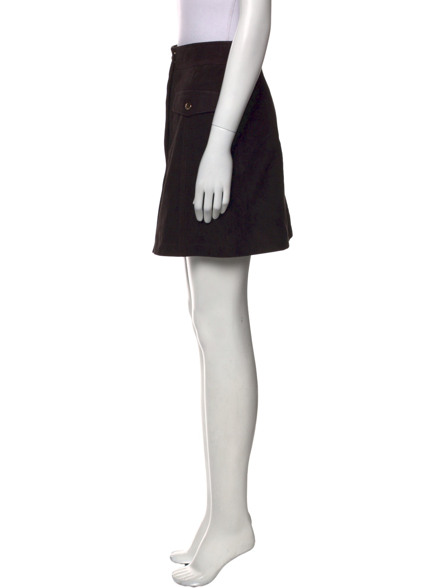 Claudie Pierlot Leather Mini Skirt