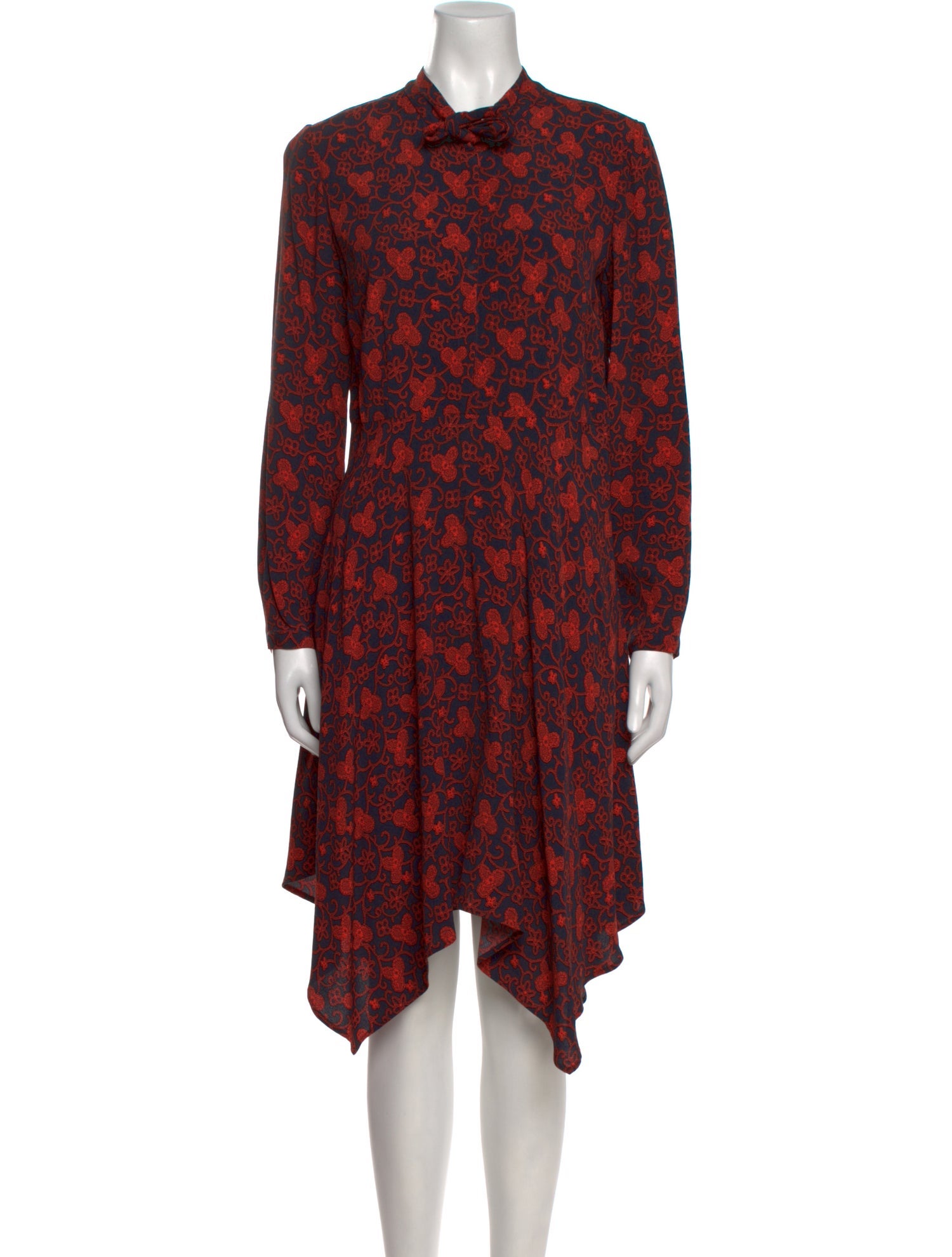 Claudie Pierlot Floral Print Knee-Length Dress