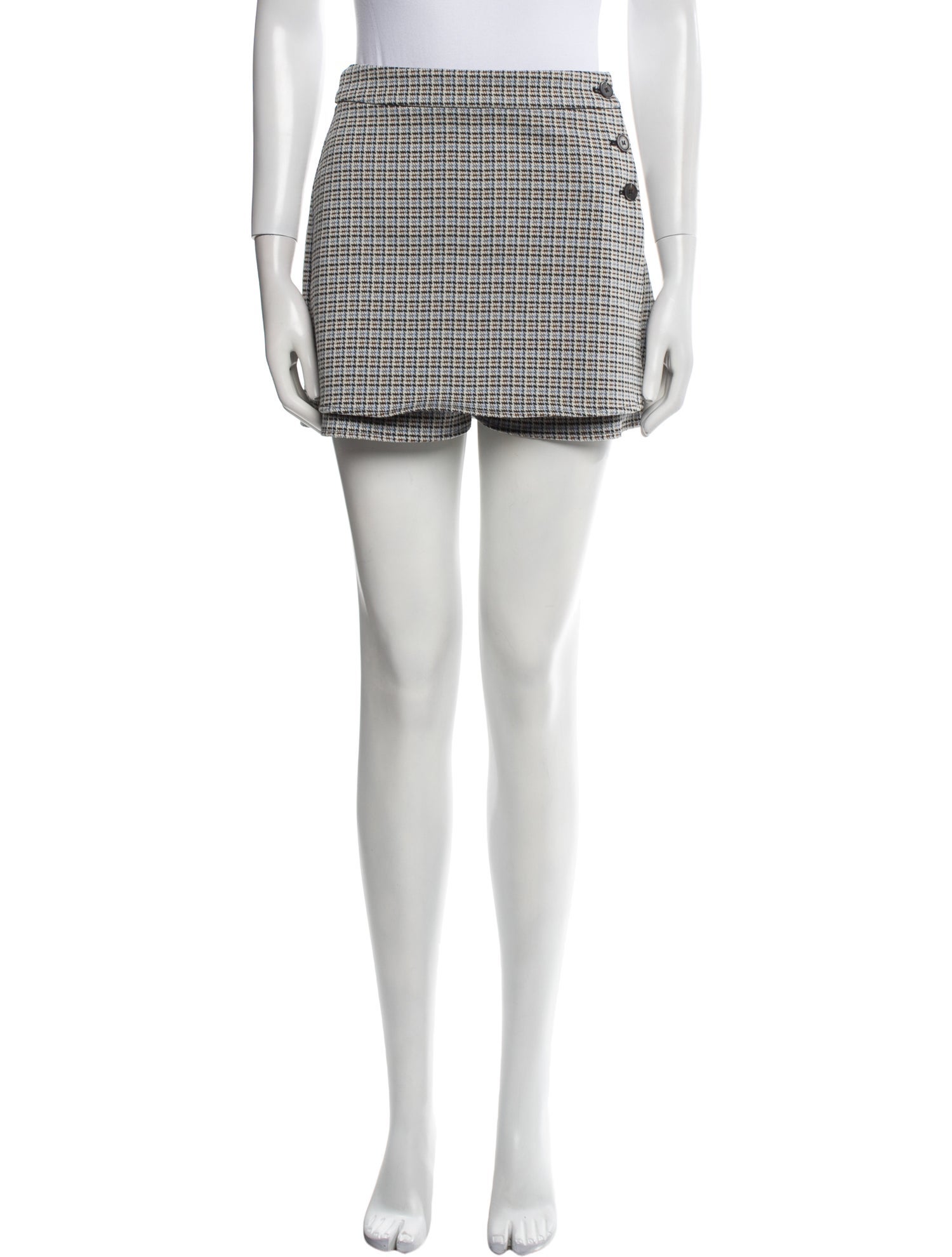 Claudie Pierlot Linen Mini Shorts