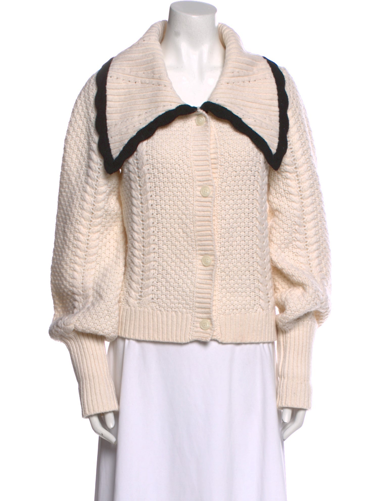 Claudie Pierlot Wool Mock Neck Sweater