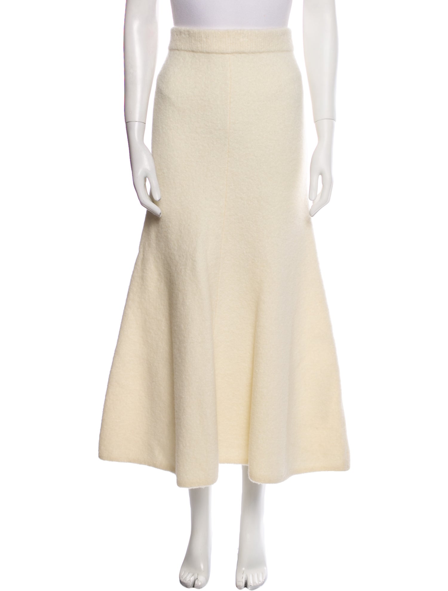 CLEA Wool Midi Length Skirt