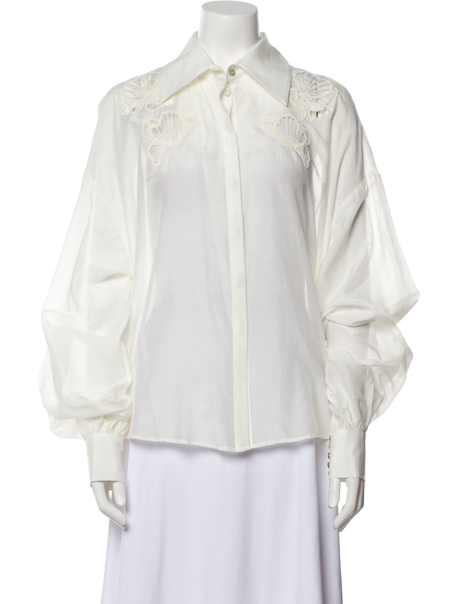 CLEA Long Sleeve Button-Up Top w/ Tags