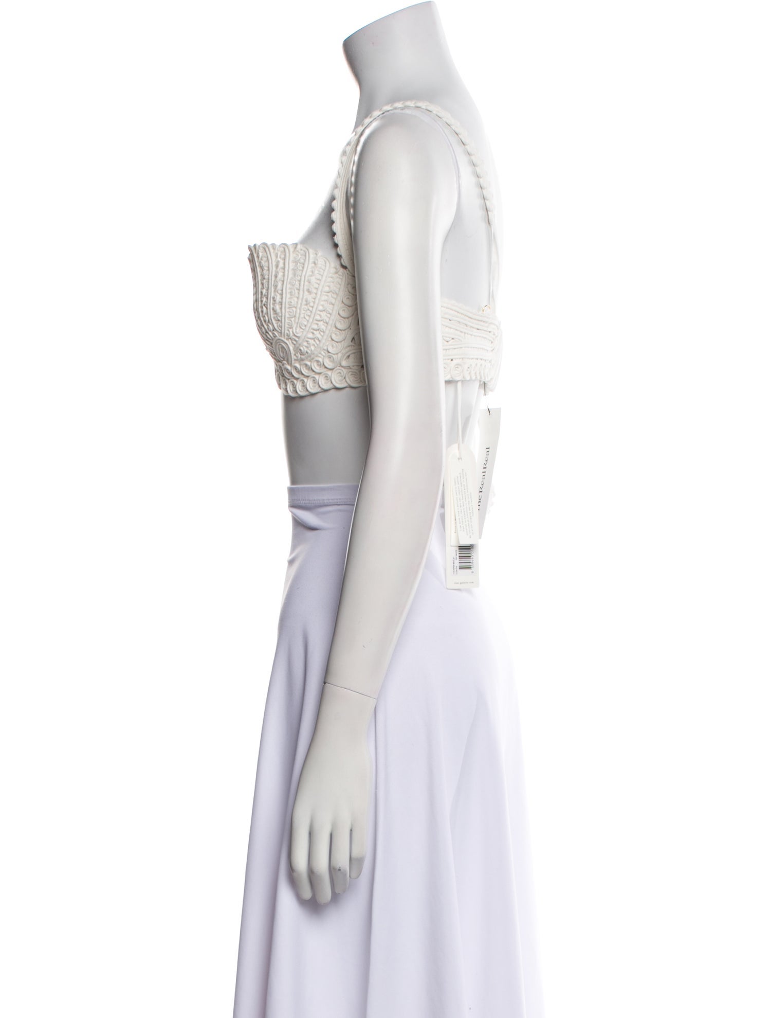 CLEA Square Neckline Sleeveless Crop Top