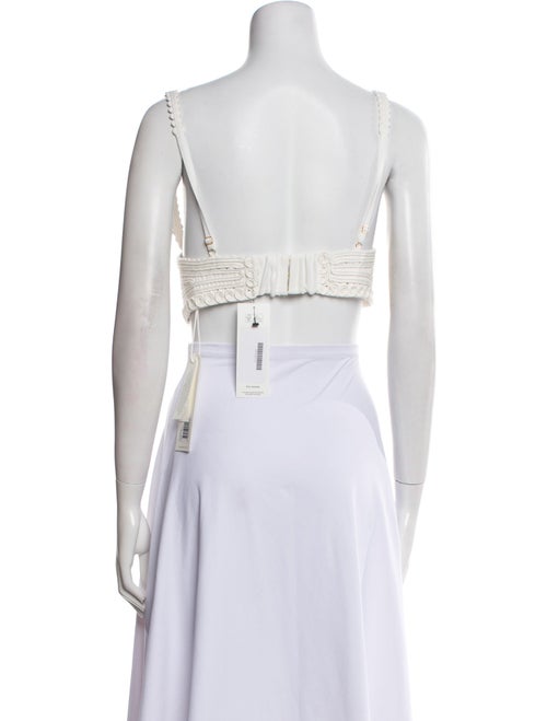 CLEA Square Neckline Sleeveless Crop Top