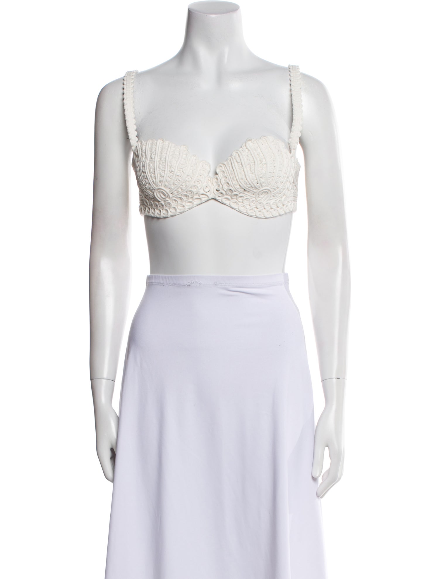 CLEA Square Neckline Sleeveless Crop Top w/ Tags