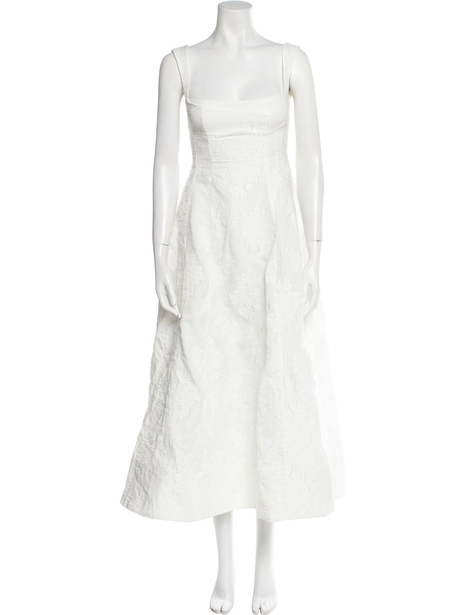 CLEA Square Neckline Long Dress