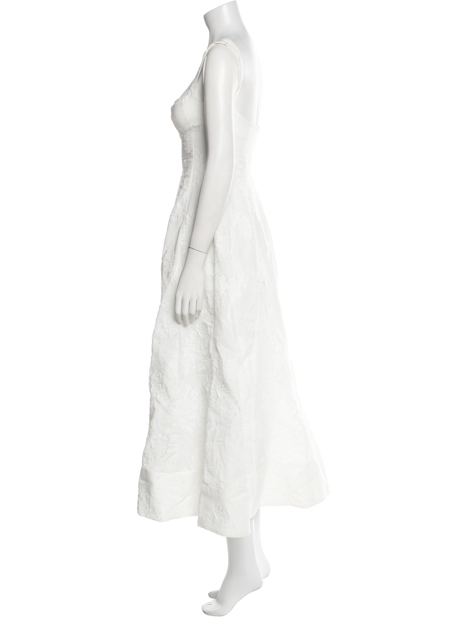 CLEA Square Neckline Long Dress