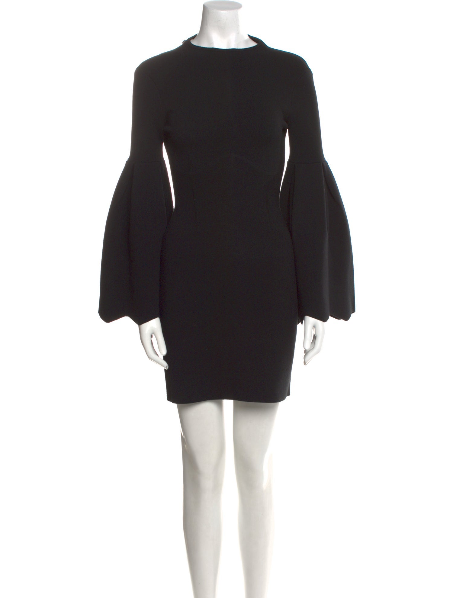 CLEA Mock Neck Mini Dress