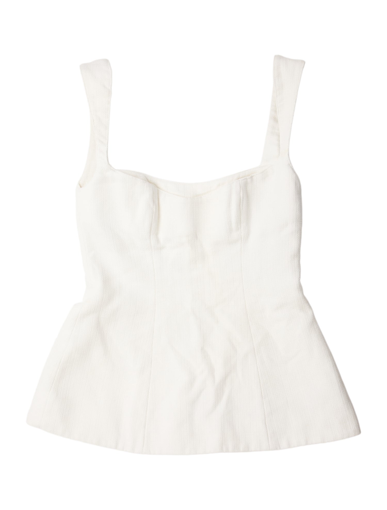 CLEA Square Neckline Sleeveless Crop Top