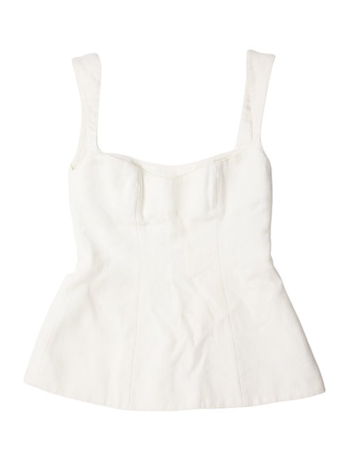 CLEA Square Neckline Sleeveless Crop Top