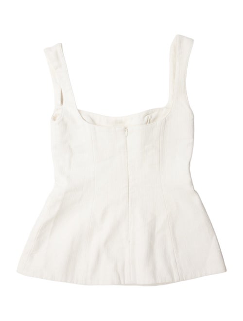 CLEA Square Neckline Sleeveless Crop Top