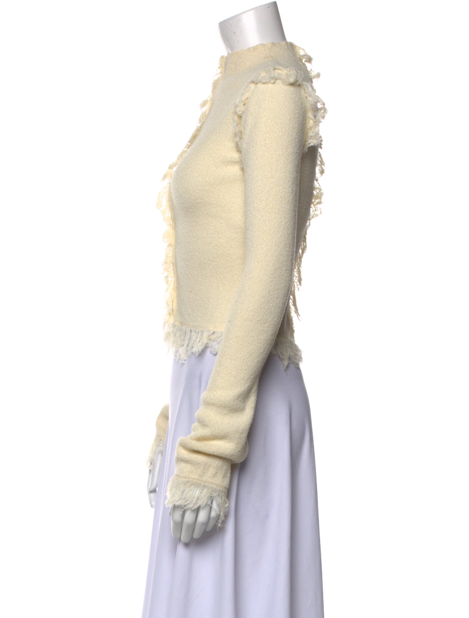 CLEA Mock Neck Long Sleeve Crop Top