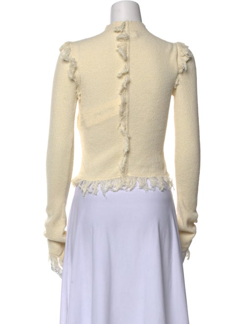 CLEA Mock Neck Long Sleeve Crop Top