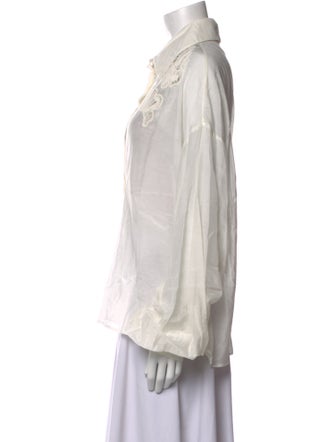 CLEA Long Sleeve Button-Up Top