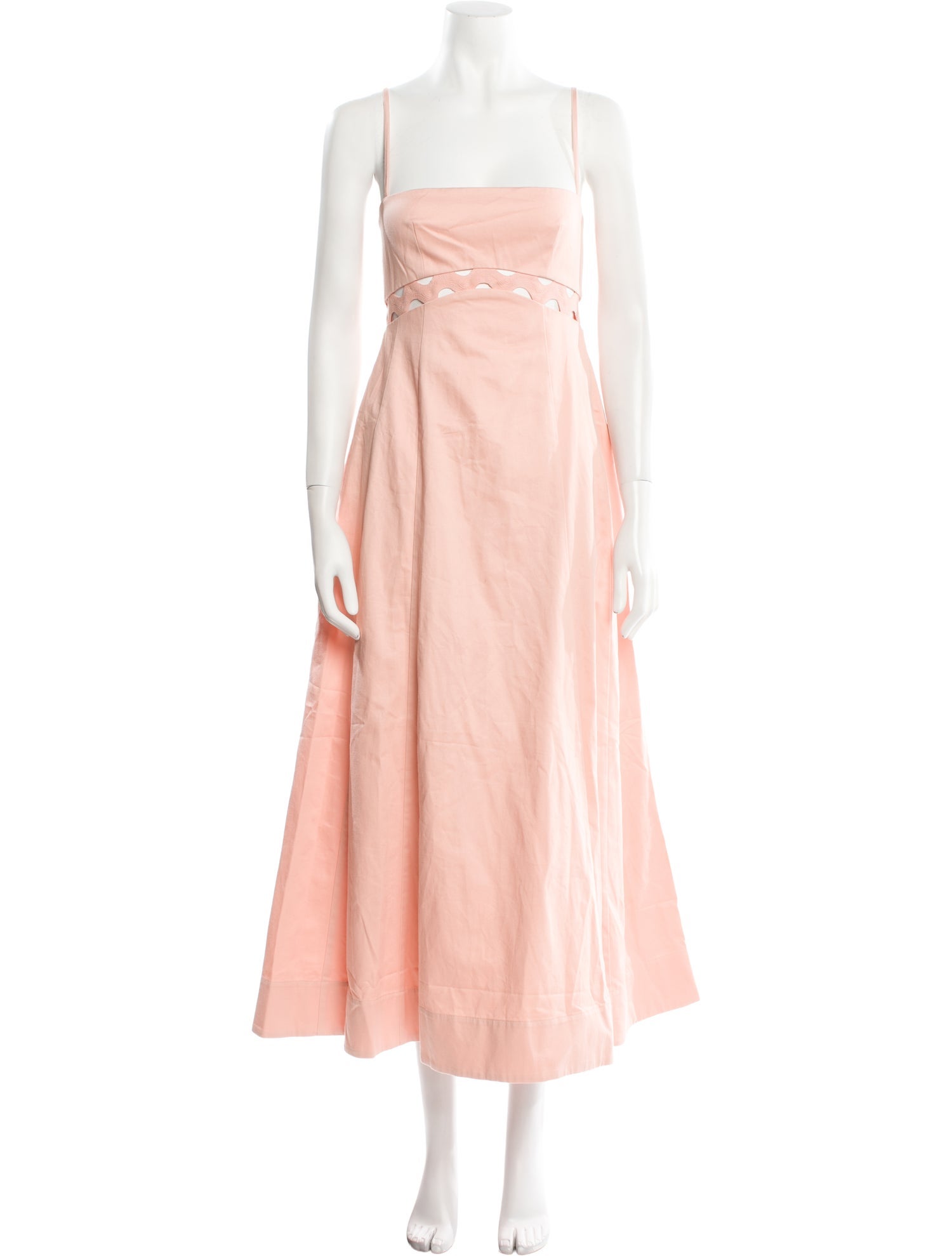 CLEA Square Neckline Long Dress