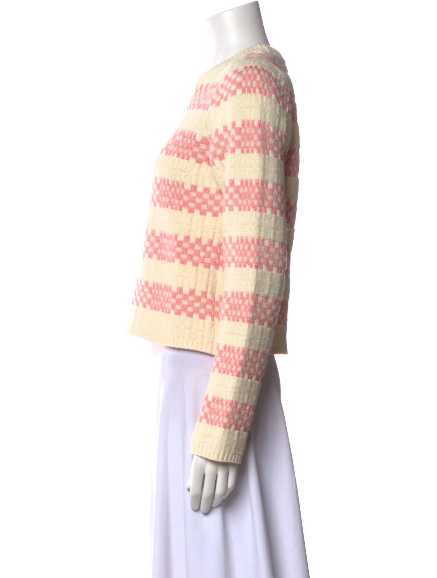 CLEA Striped Crew Neck Sweater