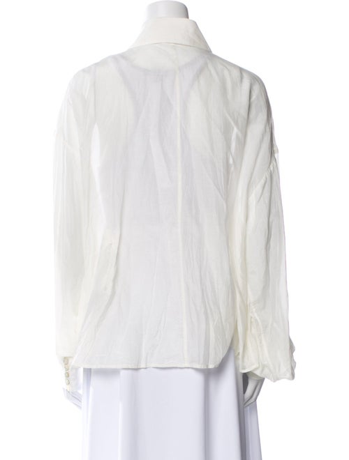 CLEA Long Sleeve Button-Up Top