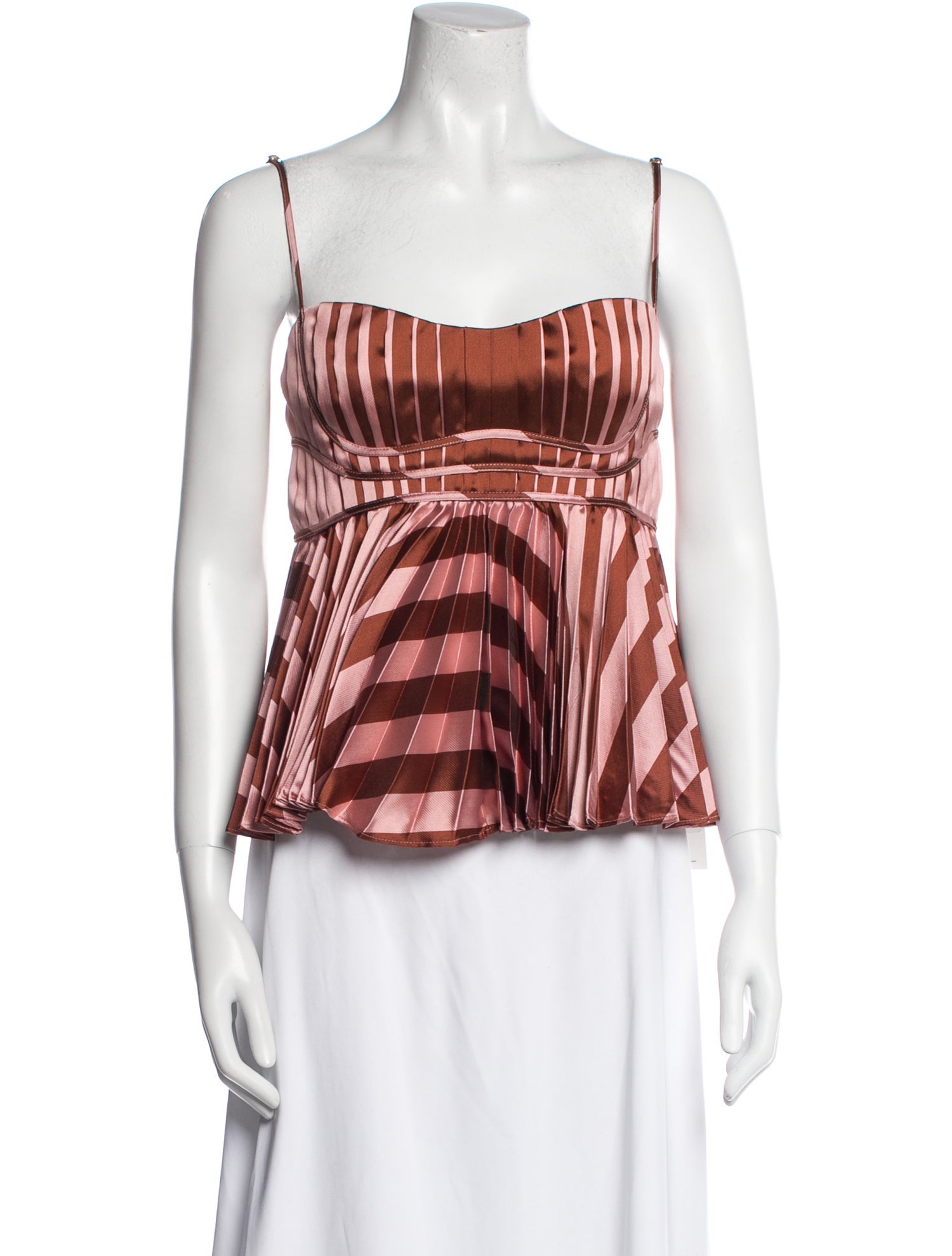 CLEA Printed Square Neckline Top