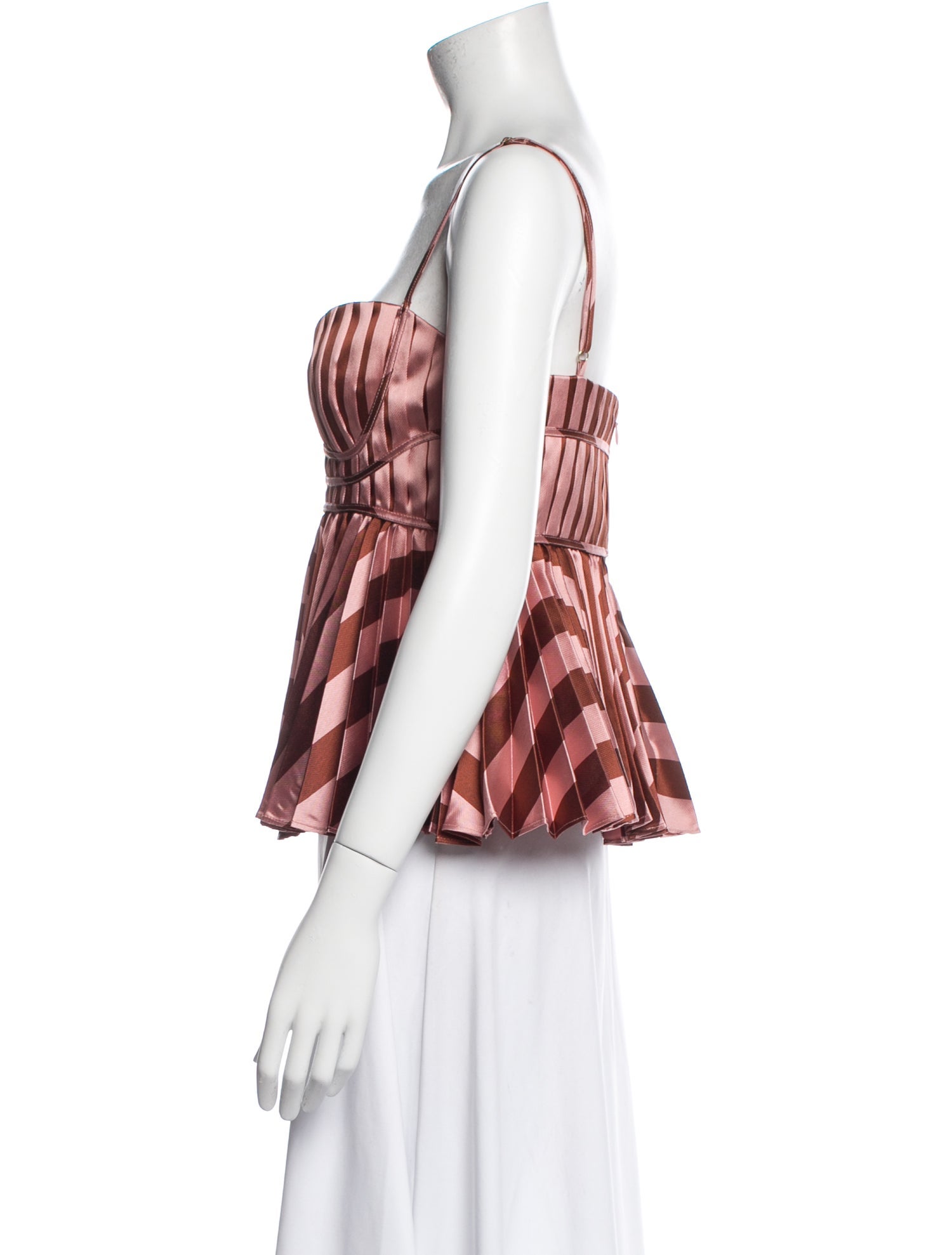 CLEA Printed Square Neckline Top