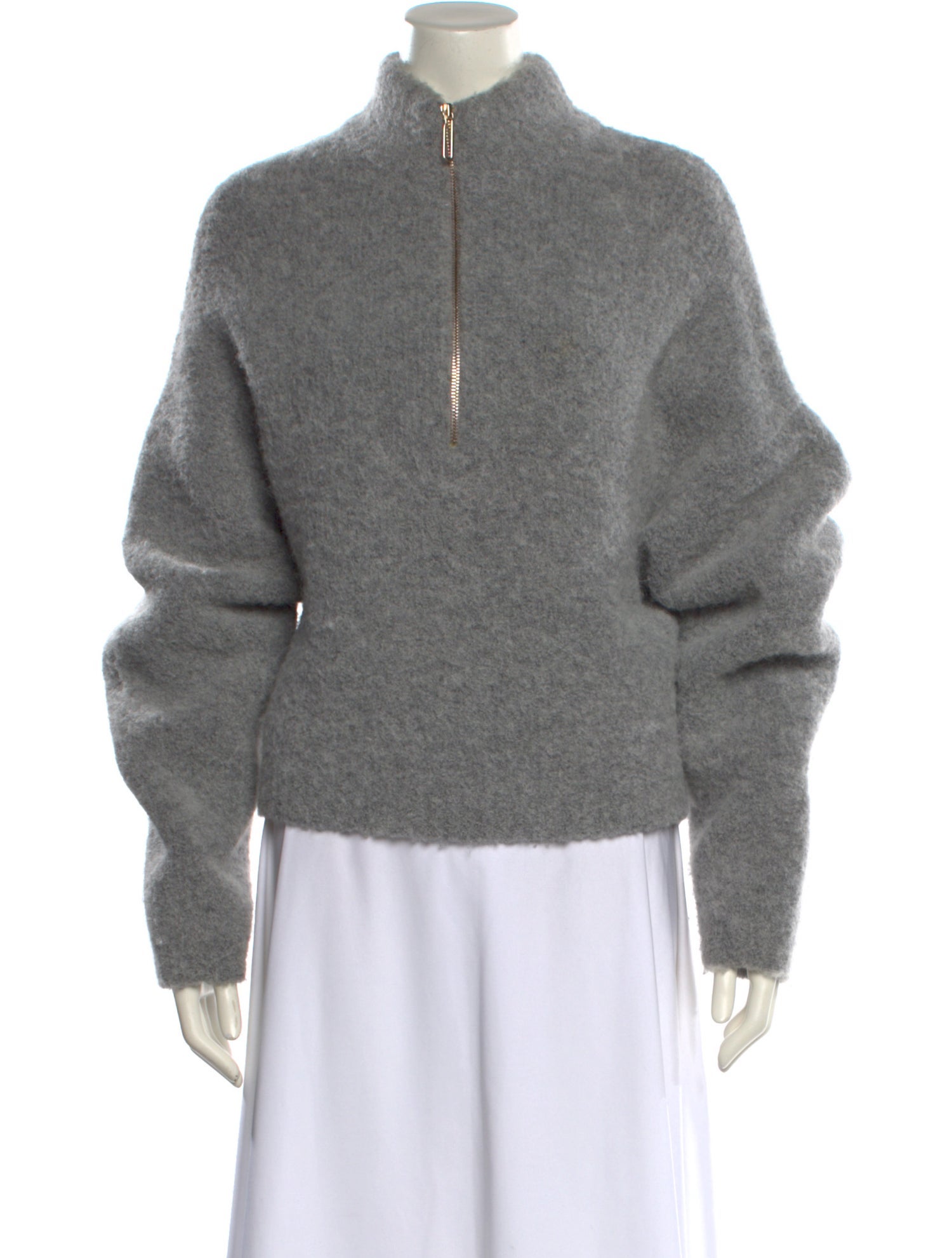 CLEA Wool Mock Neck Sweater