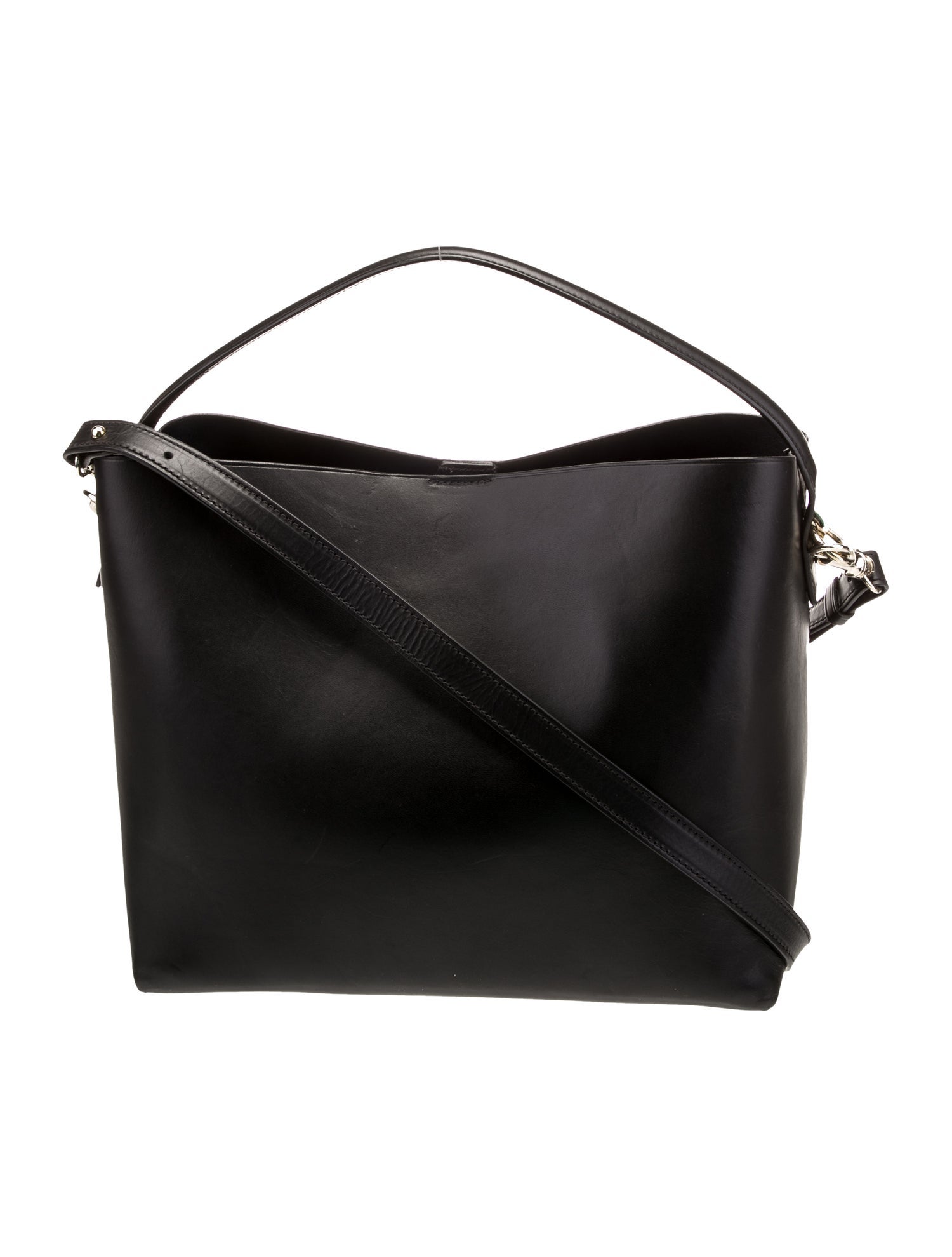 Céline Lefébure Leather Shoulder Bag