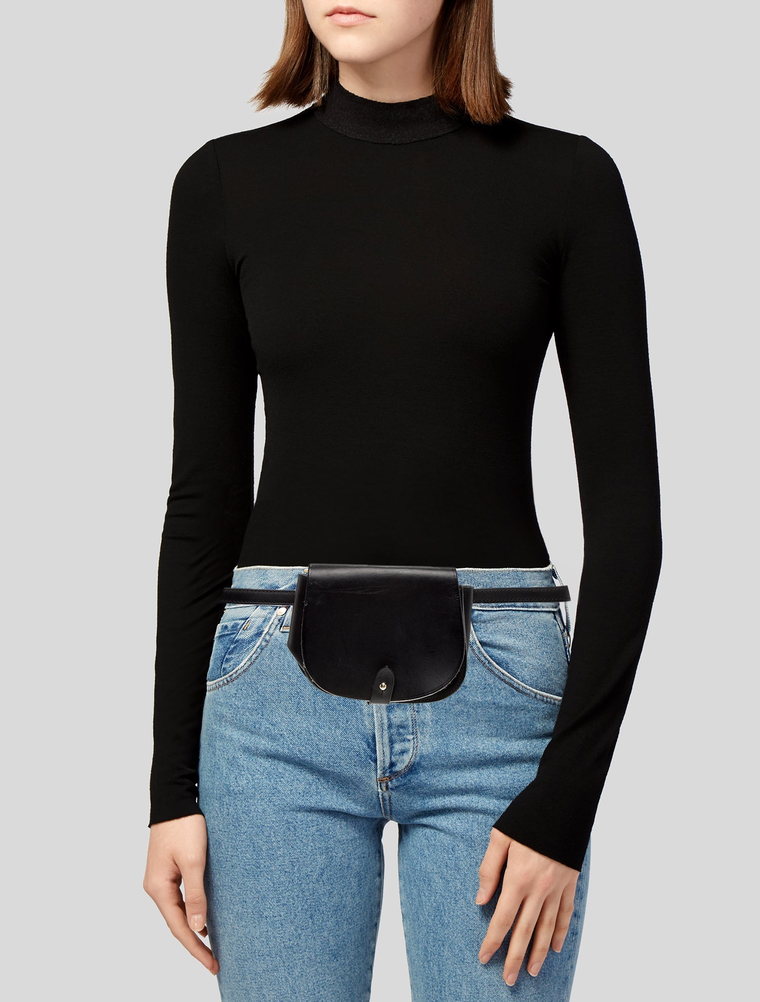 Céline Lefébure Leather Belt Bag