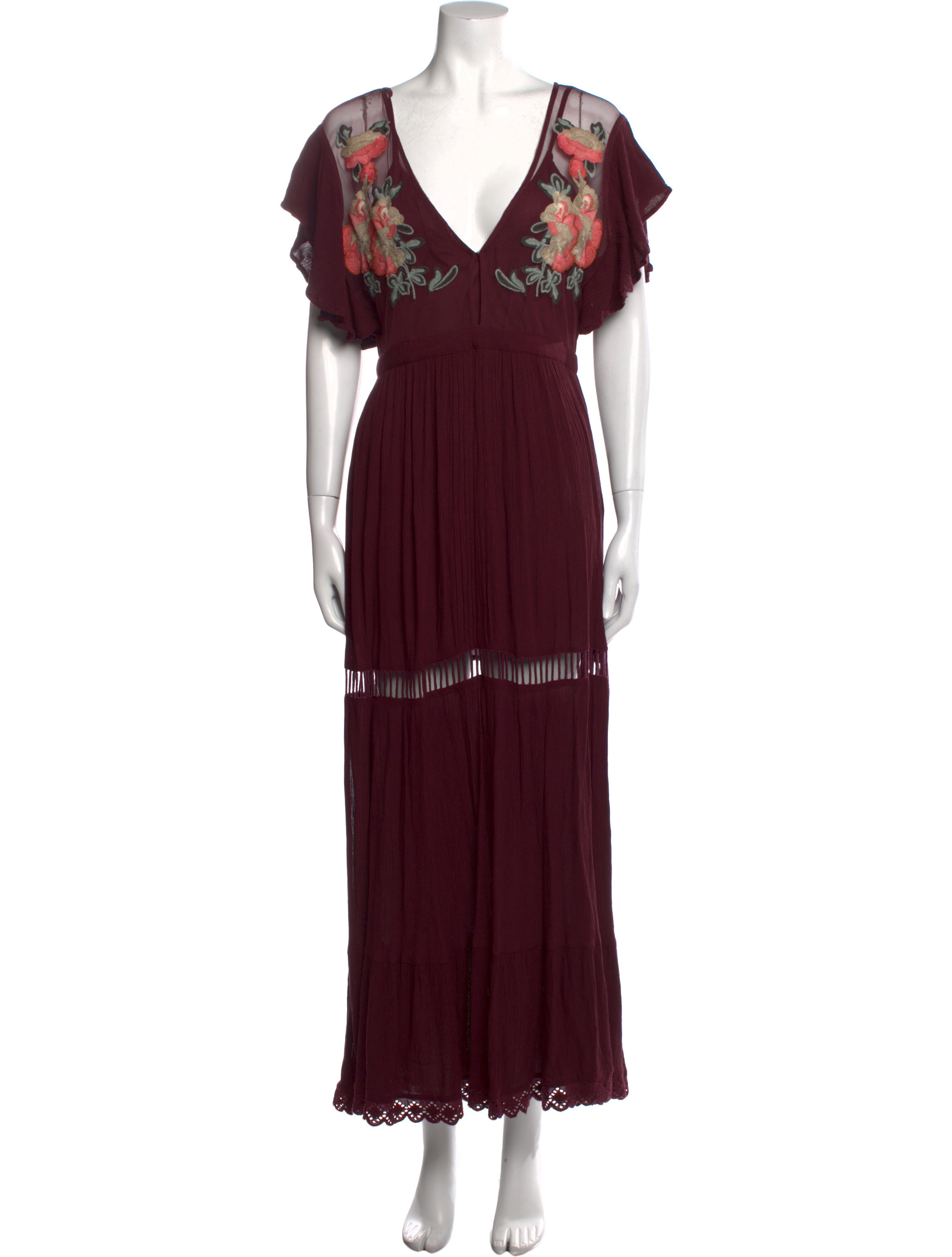 Cleobella V-Neck Maxi Dress