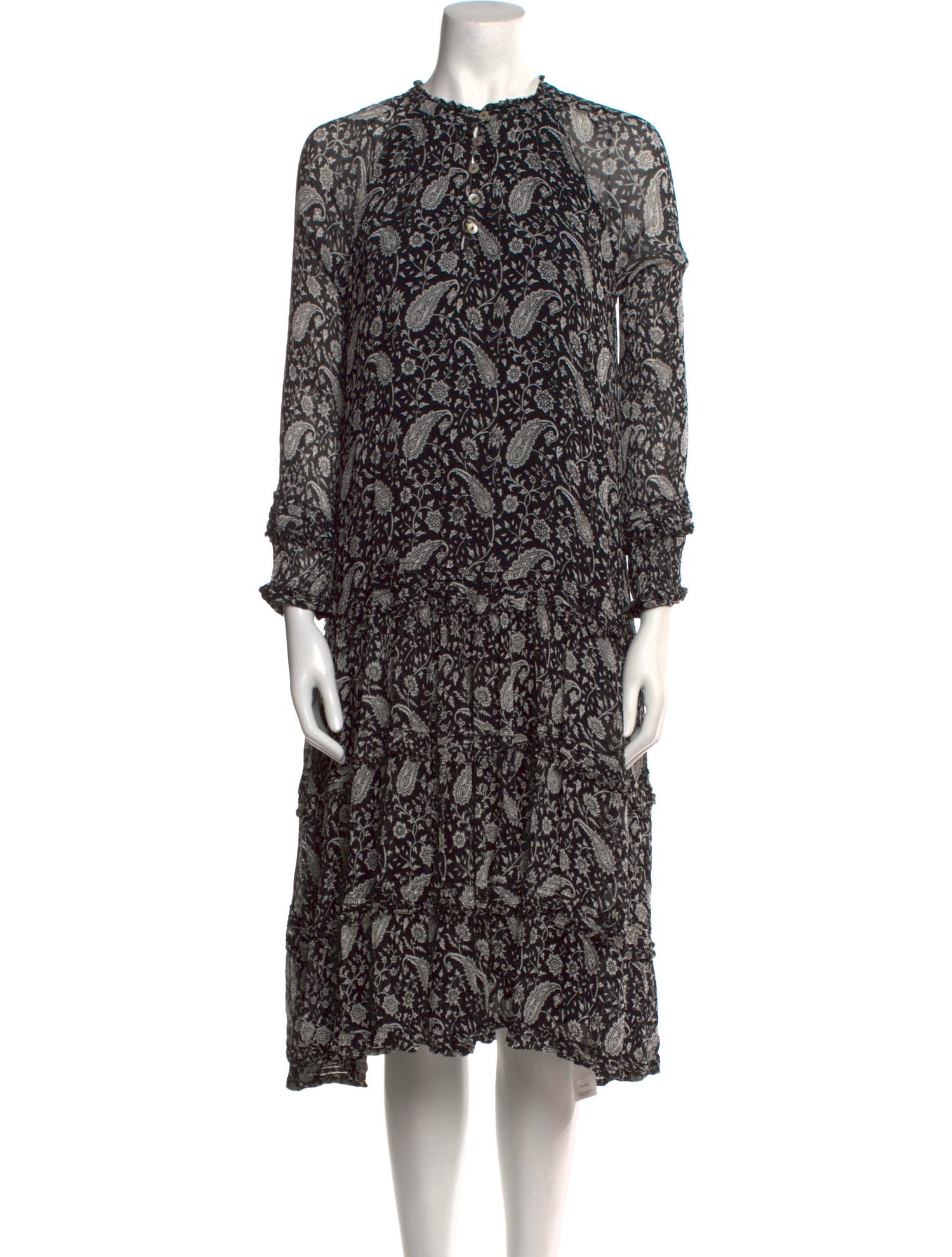 Cleobella Paisley Print Knee-Length Dress