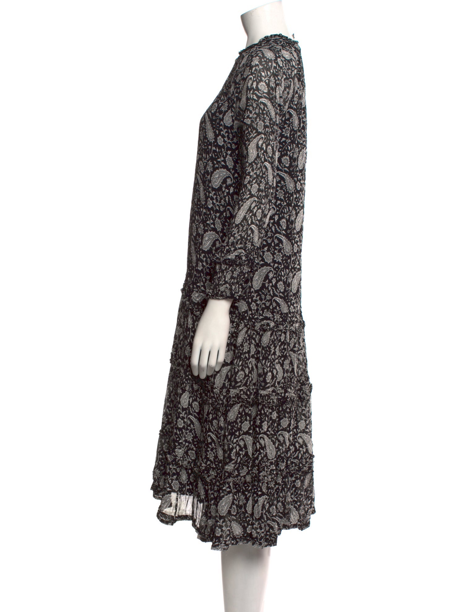 Cleobella Paisley Print Knee-Length Dress