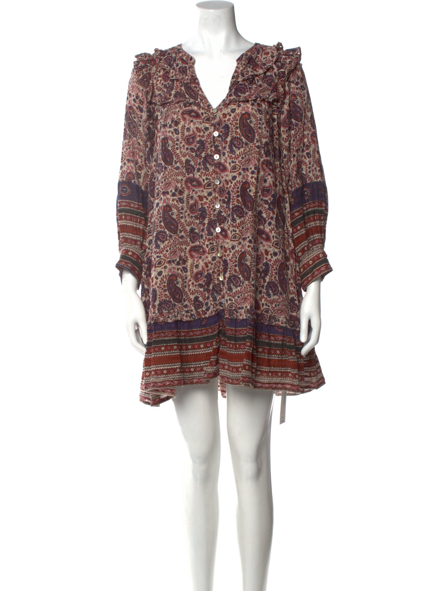 Cleobella Printed Mini Dress