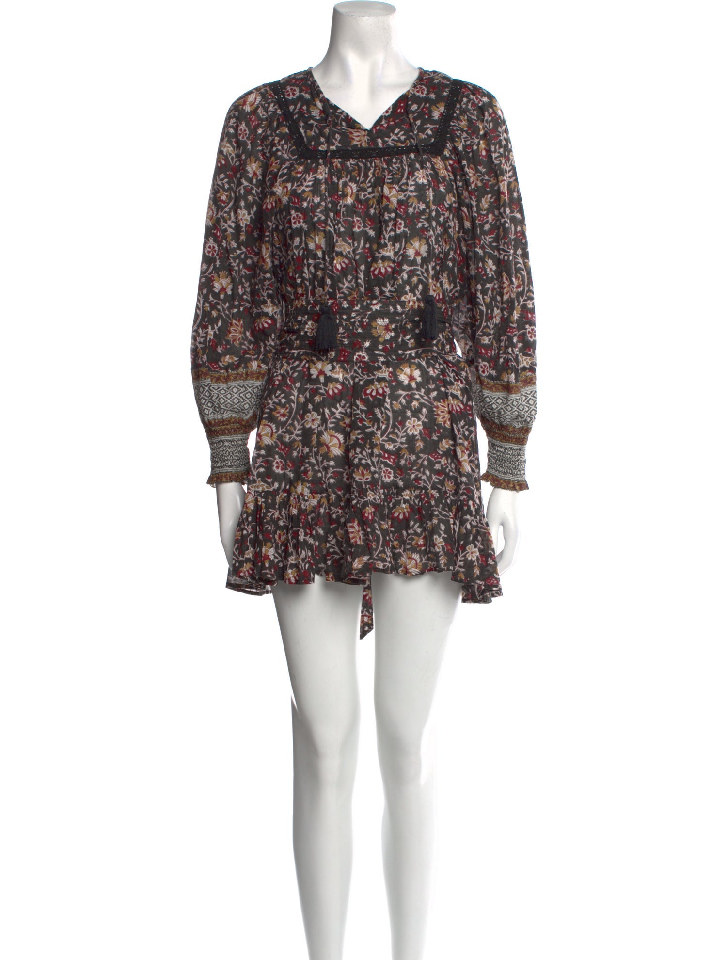 Cleobella Floral Print Mini Dress