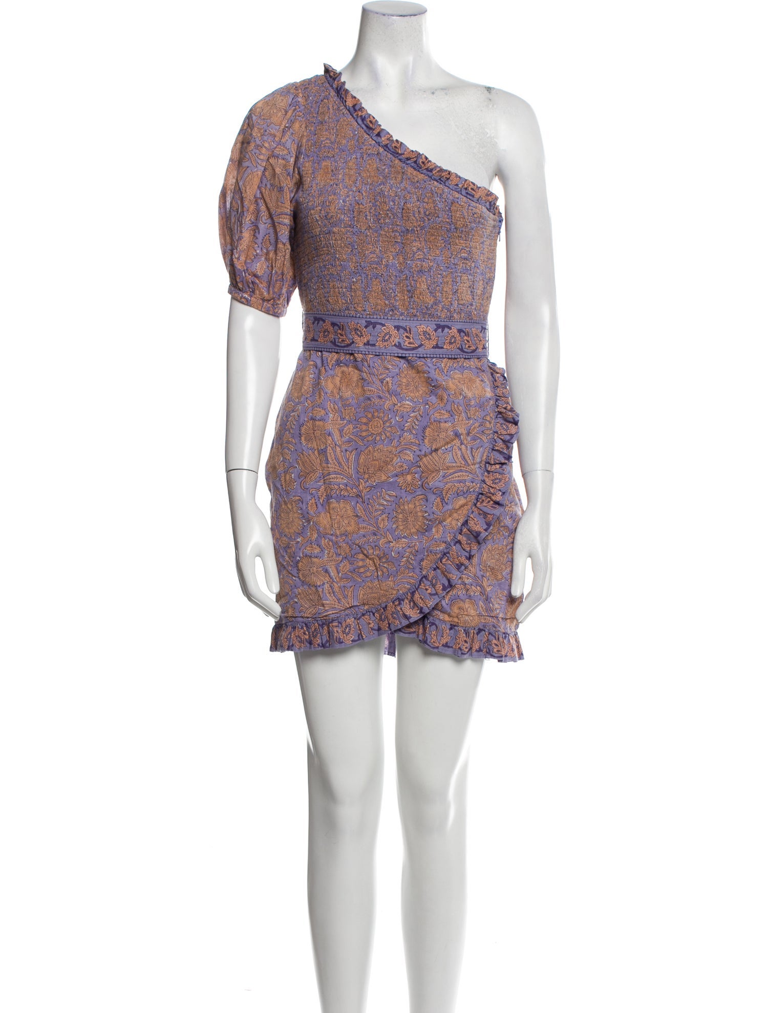 Cleobella Floral Print Mini Dress