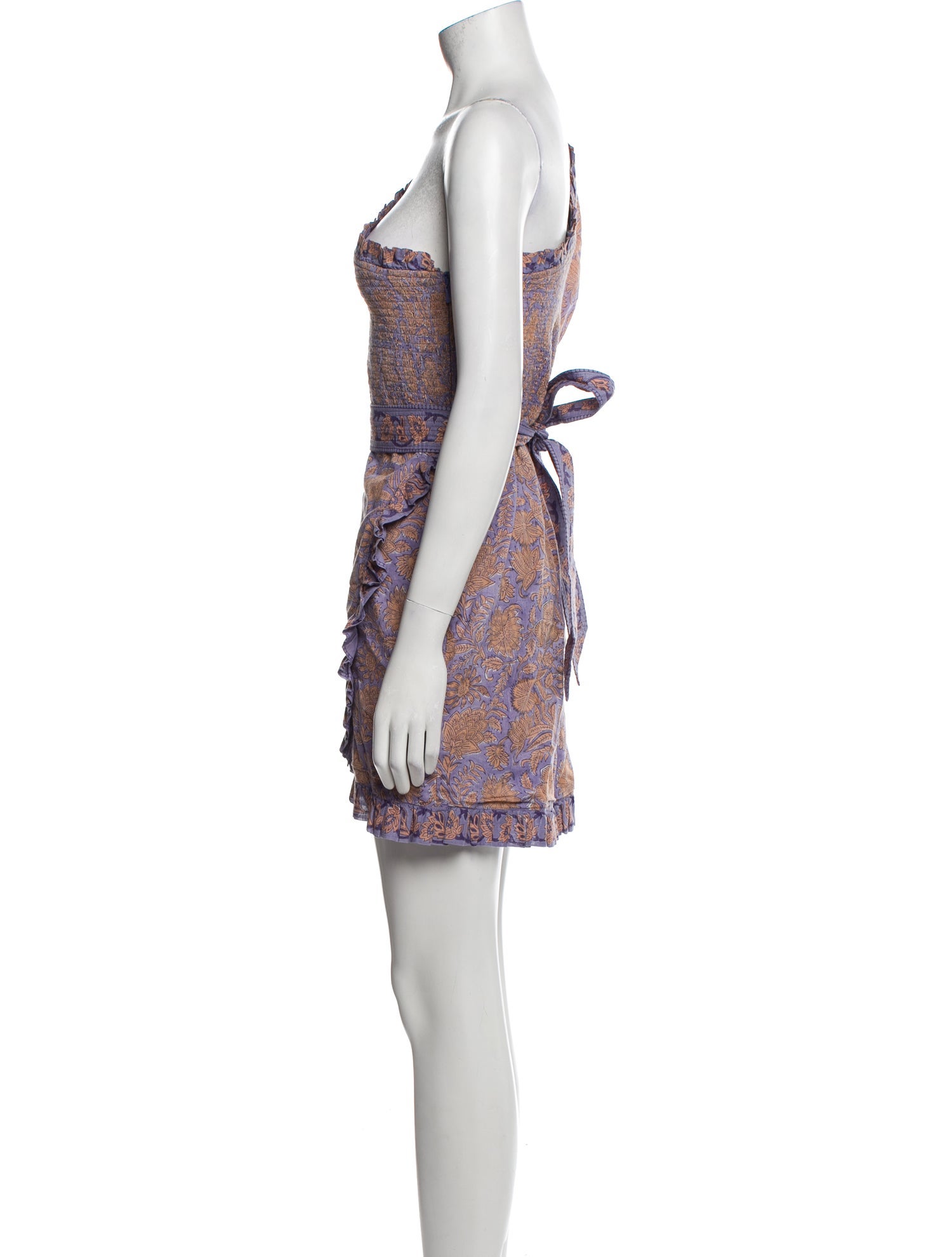 Cleobella Floral Print Mini Dress