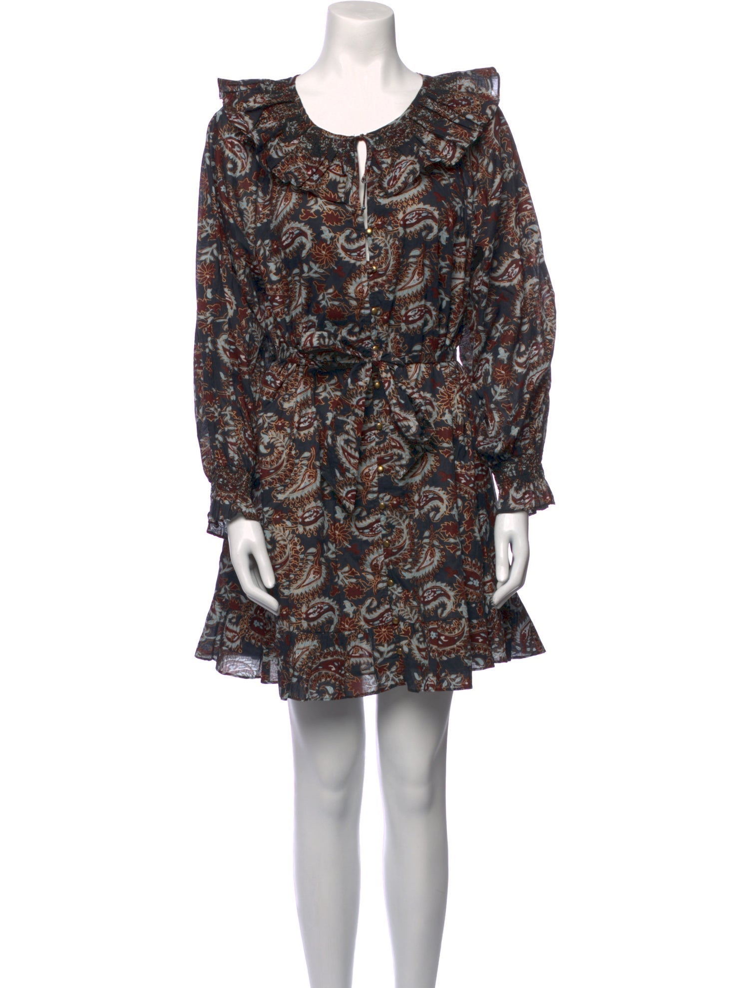 Cleobella Paisley Print Mini Dress