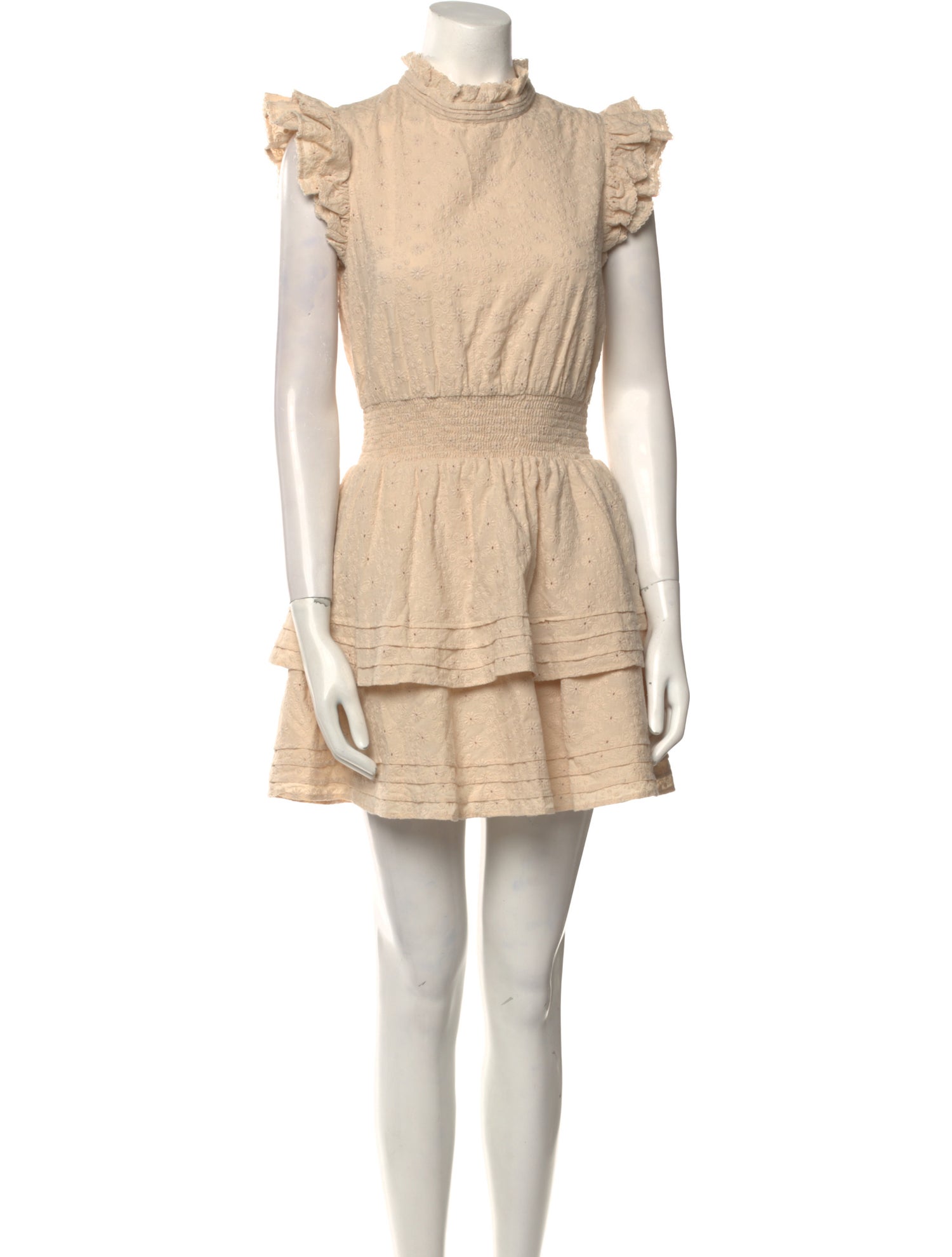 Cleobella Mock Neck Mini Dress