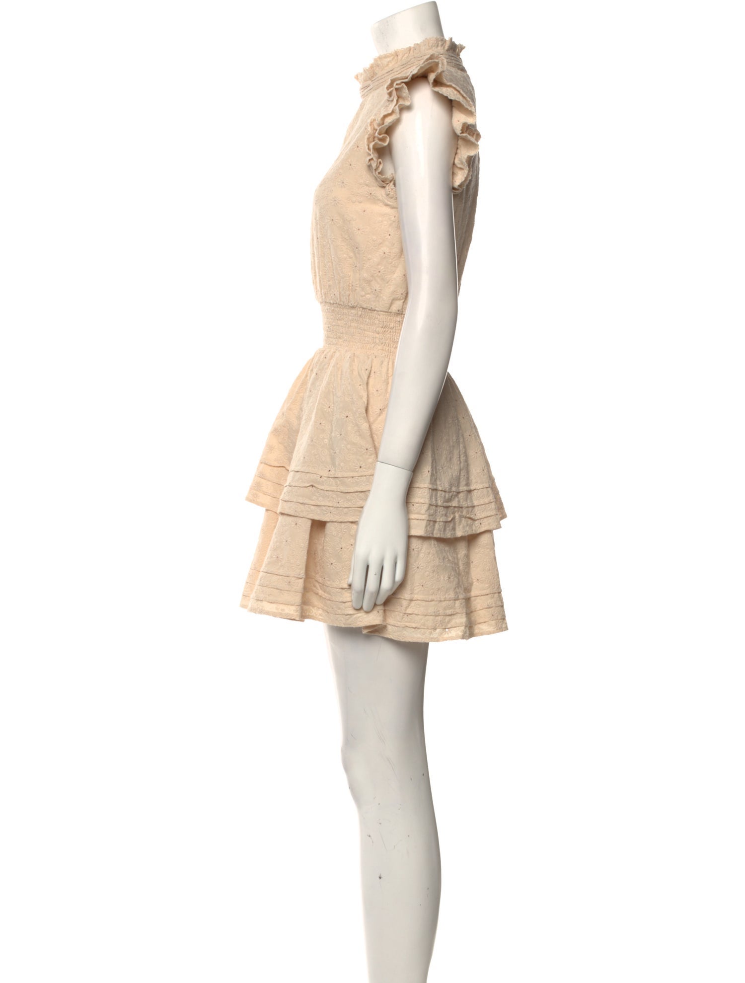 Cleobella Mock Neck Mini Dress