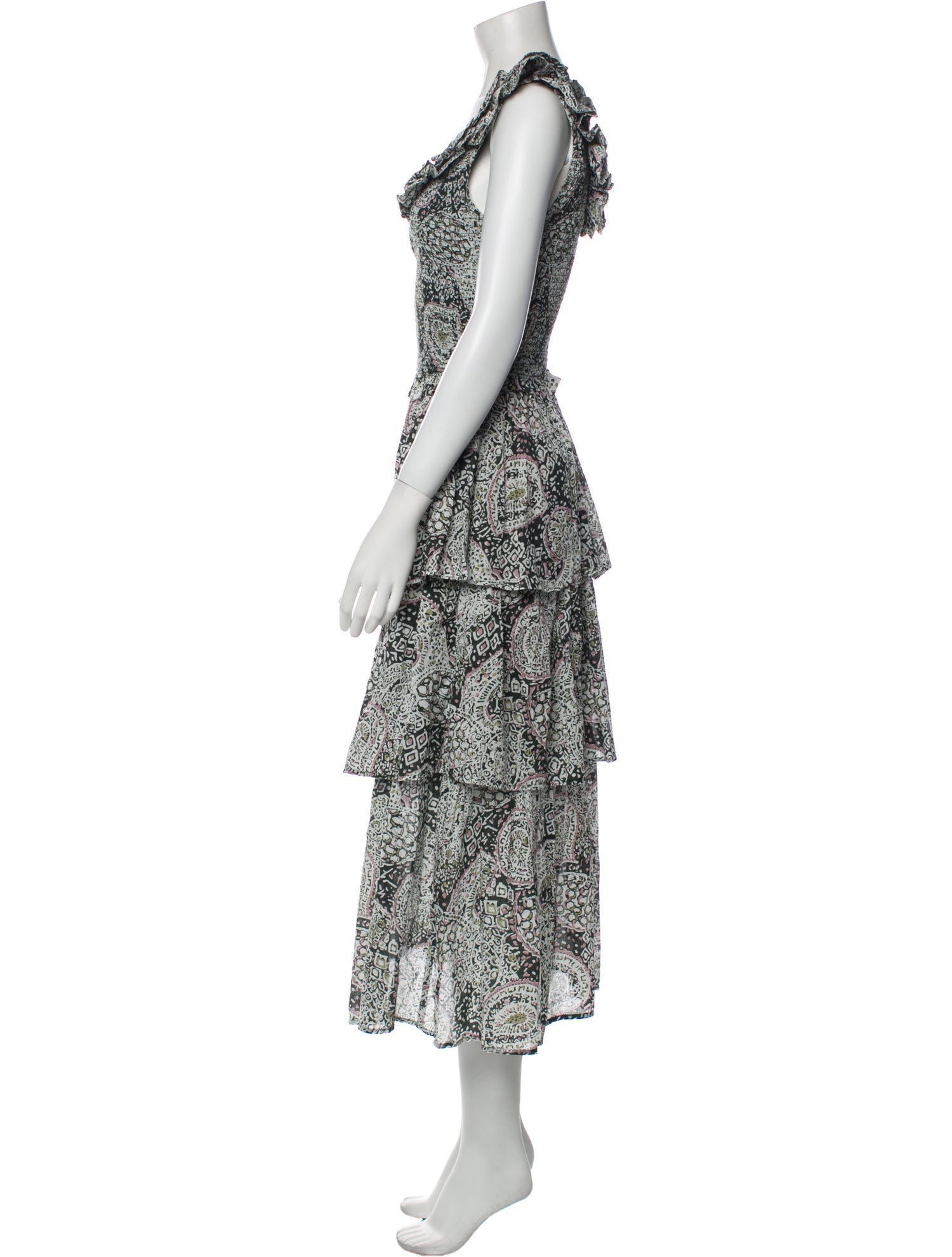 Cleobella Floral Print Long Dress