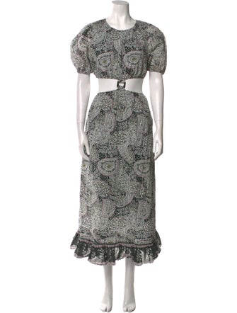 Cleobella Paisley Print Long Dress