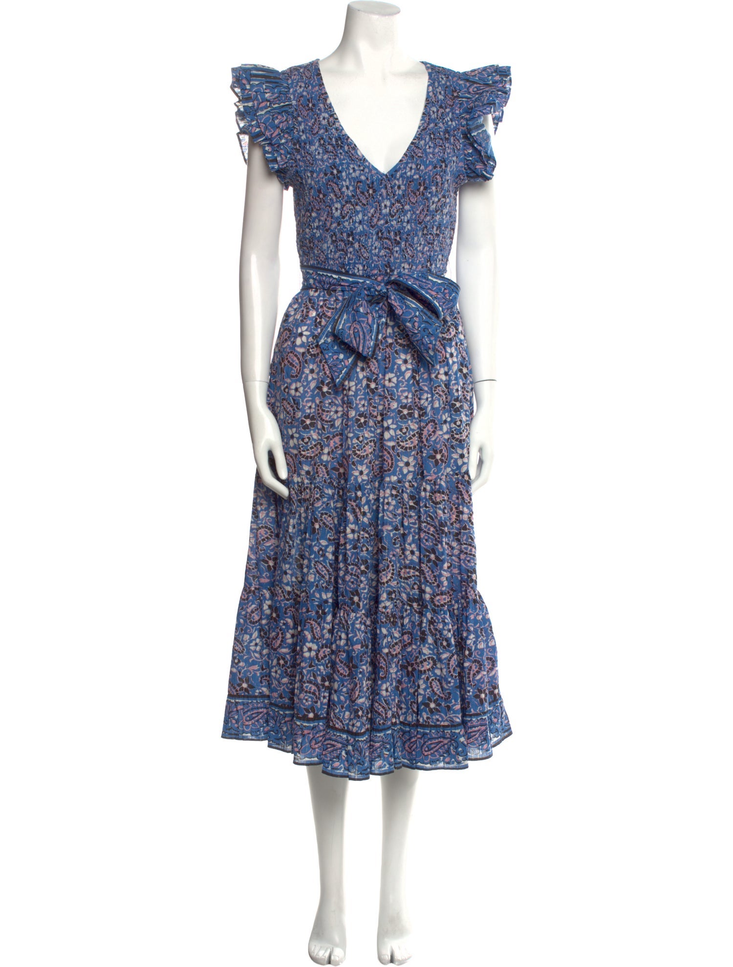 Cleobella Floral Print Long Dress