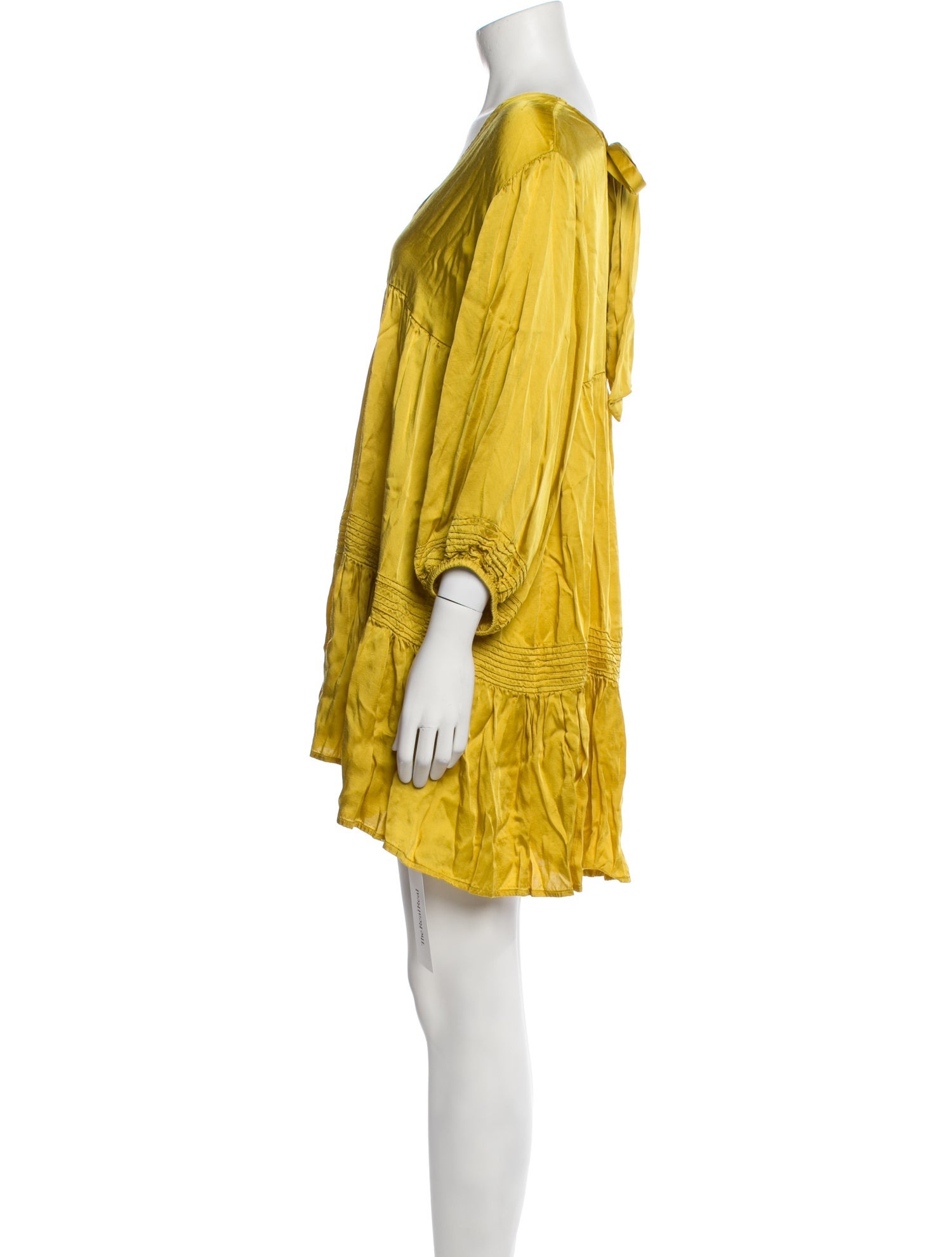 Cleobella V-Neck Mini Dress